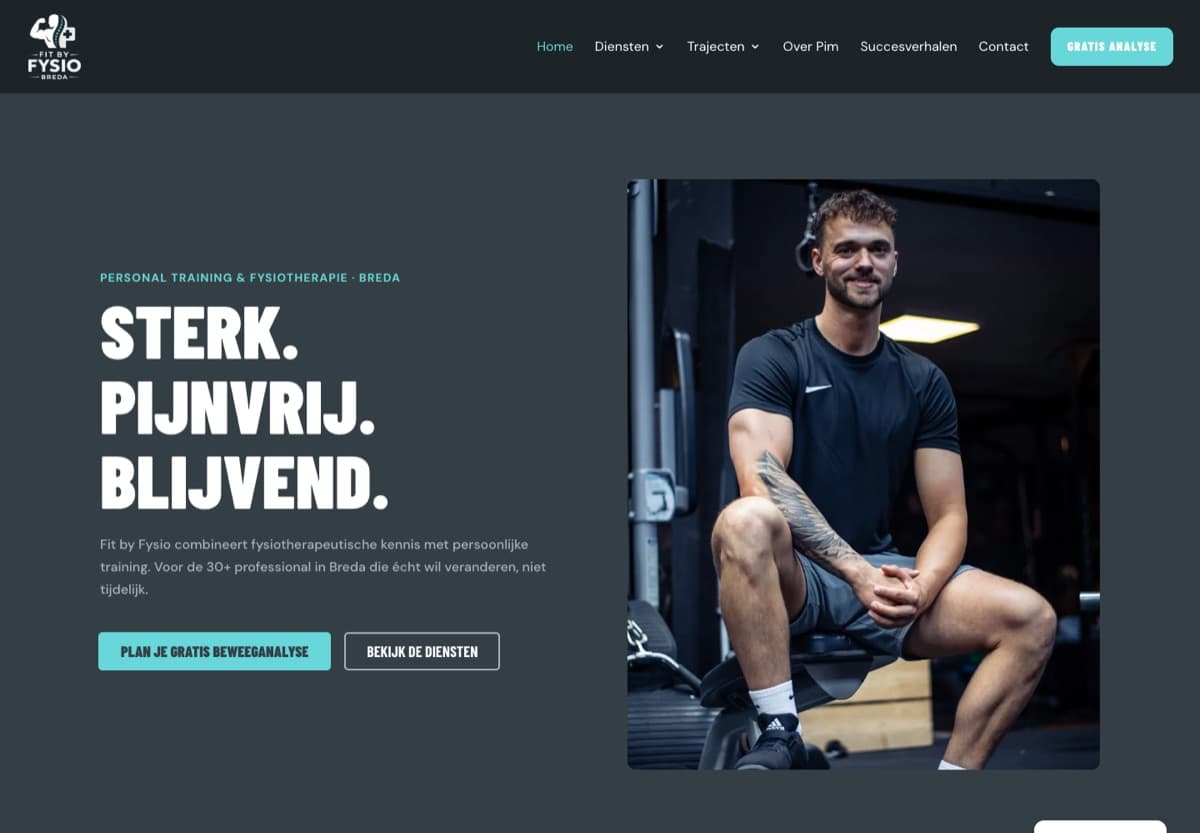 Screenshot van Fit by Fysio Breda